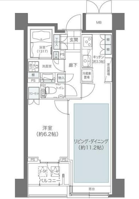 メゾンカルム本郷の間取り