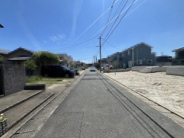 【その他】 | 福岡市東区大岳1丁目第22　3号棟（全3棟）【仲介手数料無料・0円】 | 現地写真。前面道路です。