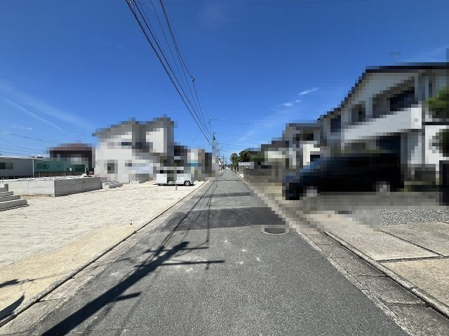 【その他】 | 福岡市東区大岳1丁目第22　3号棟（全3棟）【仲介手数料無料・0円】 | 現地写真。前面道路です。