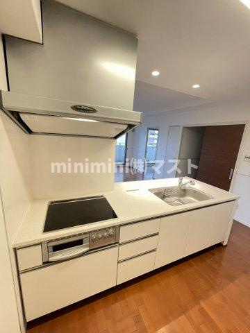 大阪市天王寺区筆ケ崎町の賃貸マンションのキッチン