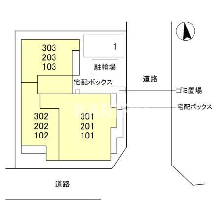 WEALTH JOTO Ⅱの区画図
