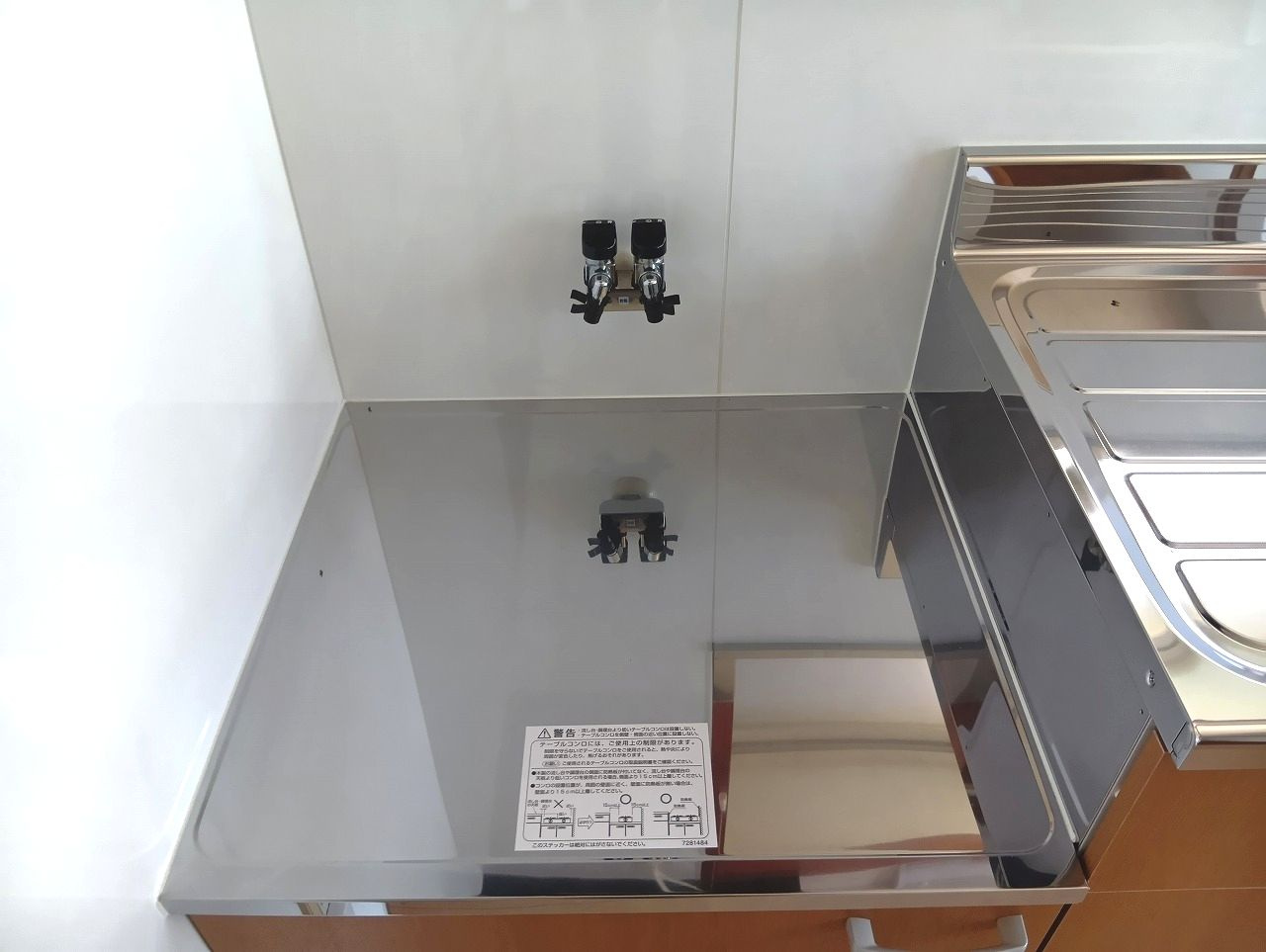 薊野西町貸家のキッチン|使いやすいキッチンです