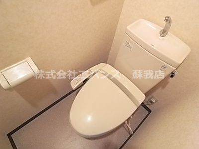 【トイレ】 | パークハイツ | 落ち着いた色調のトイレです
