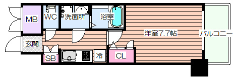 【間取り】 | サムティ阿波座ベルシア
