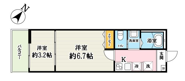 Soleil Maisonの間取り