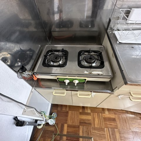 ハイツカレッヂＢのキッチン|使いやすいキッチンです