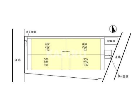 ティー・ツーの区画図
