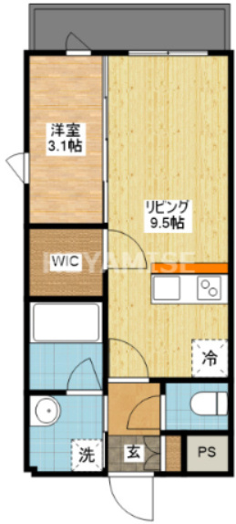ヴィオラ矢上弐番館の間取り