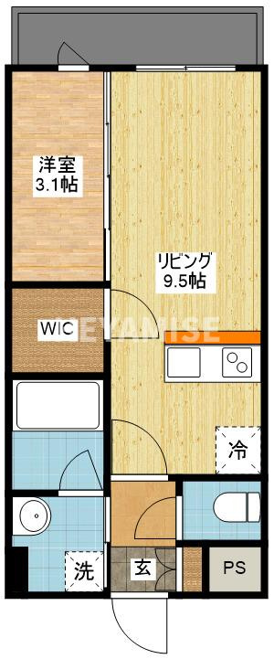 ヴィオラ矢上弐番館の間取り
