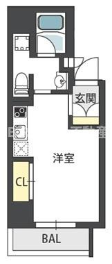 GRAND STEADY徳井町　BRAVI不動産の間取り|【GRAND STEADY徳井町】間取りです