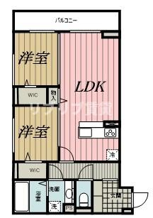 D-ROOM末広Ⅰの間取り