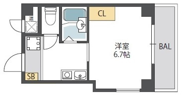 サンガ梅田の間取り