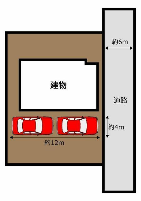 富士市中里の中古一戸建|区画図 