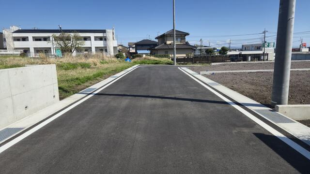 富士宮市小泉の売地|前面道路 