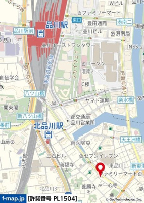 【地図】 | ＰＲＥＭＩＵＭ　ＣＵＢＥ　北品川