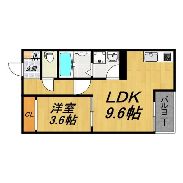 LE COCON 刈谷Ⅱ　　刈谷市の賃貸ならクラスホーム刈谷店の間取り