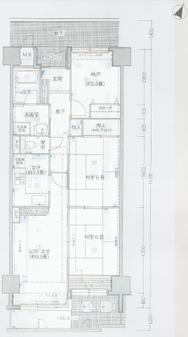 メゾンフルール関目のトイレ|シンプルで使いやすいトイレです