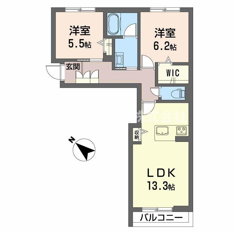 プエンテ　サツキの間取り|福知山駅やコンビニ、スーパーなど周辺環境良好です◇