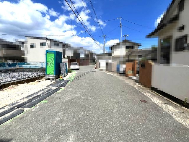 【その他】 | 福岡市早良区野芥7丁目6期　1号棟（全1棟）【仲介手数料無料・0円】 | 現地写真。前面道路です。