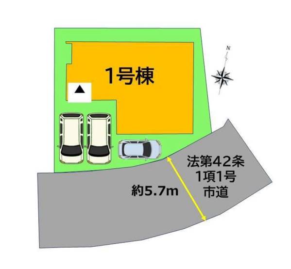 【区画図】 | 福岡市早良区野芥7丁目6期　1号棟（全1棟）【仲介手数料無料・0円】 | 区画図です。1号棟