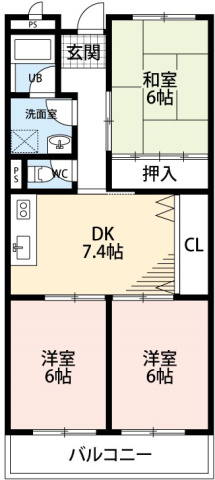 【間取り】 | ＷＩＮＧ１号館