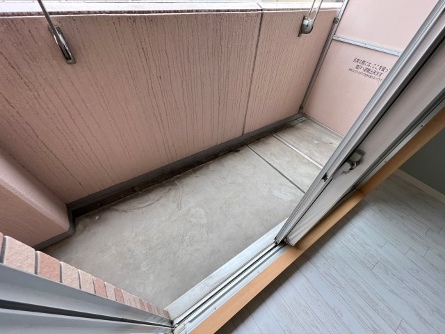 シャルマンフジ大阪城南のバルコニー