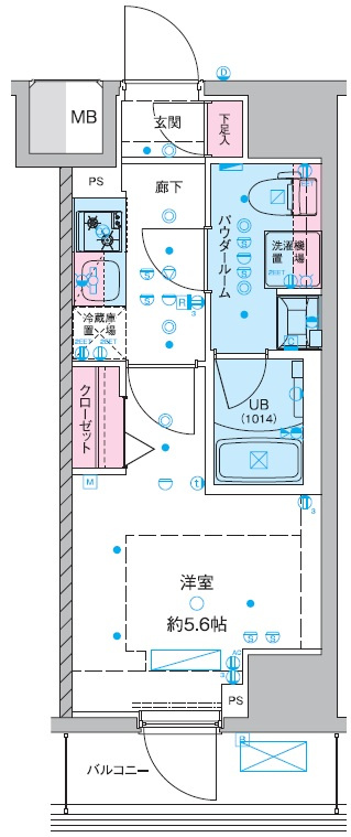 GENOVIA西川口Ⅲの間取り