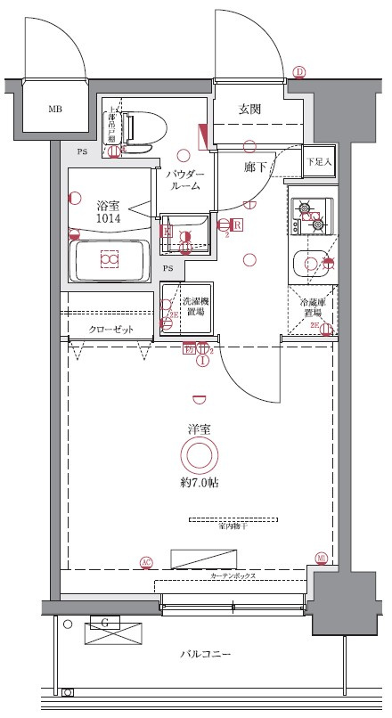 GENOVIA西川口Ⅱの間取り