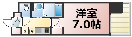 【間取り】 | Luxe大阪城南　仲介手数料無料