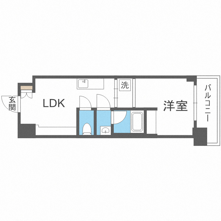 Re-be東三国の間取り