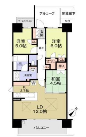 【間取り】 | プレイズ泉大津
