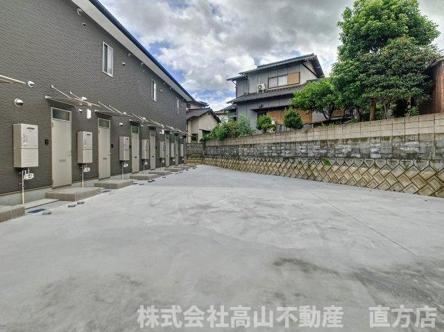北九州市八幡西区永犬丸１丁目のアパートの駐車場