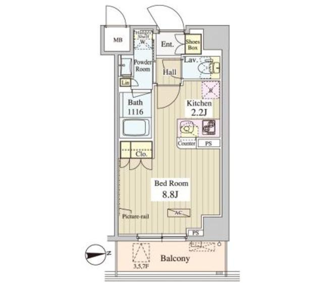 WASEDA APARTMENTの間取り