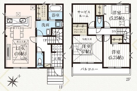 越谷市宮本町10期の間取り