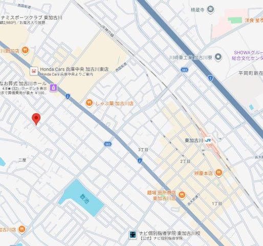 加古川市平岡町新在家6期（全1棟）新築の地図