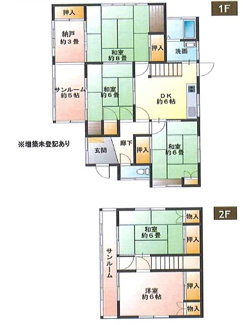 【間取り】 | 市原市南岩崎　中古戸建　馬立駅