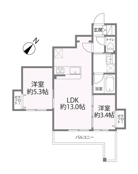 【間取り】 | Reglia今里North 