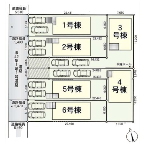 【区画図】 | 瀬戸市美濃池町60『仲介料無料』新築戸建て | 2号棟