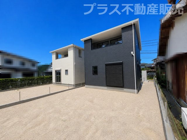 【外観】 | 那珂川市大字山田　2号棟（全2棟）【仲介手数料無料・0円】 | 完成しました。物件内部もご見学頂けます。プラス不動産販売にお任せ下さい。