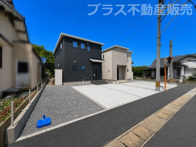 【外観】 | 那珂川市大字山田　2号棟（全2棟）【仲介手数料無料・0円】 | 現地写真。プラス不動産販売なら、現場の全ての棟をまとめてご見学頂けます。