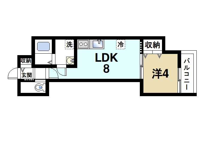 クレアール東岡町の間取り