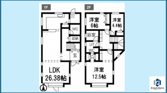 【間取り】 | USインポートハウス社が丘