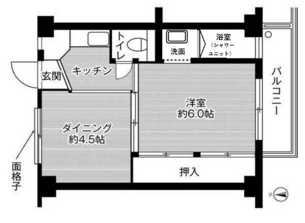 【間取り】 | ビレッジハウス藤田2号棟