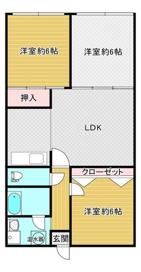 【間取り】 | 成田中央公園スカイハイツＢ棟