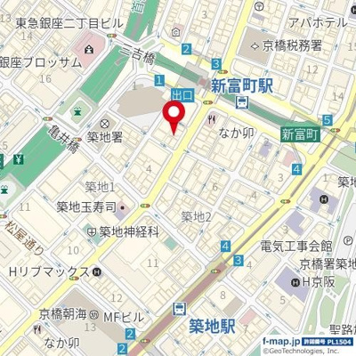 【地図】 | アルティザ東銀座
