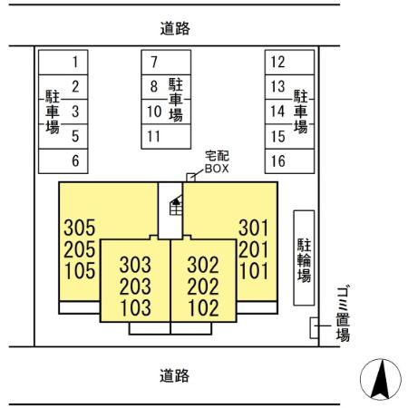 コンフォルトの区画図
