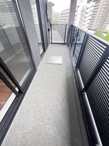 大阪市都島区中野町４丁目の賃貸マンションのバルコニー