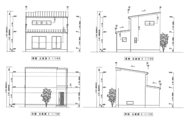 高知市城山町　新築戸建ての外観パース|外観パースです