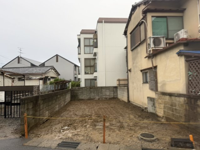 長岡京市調子１丁目の売地の外観|【現地】