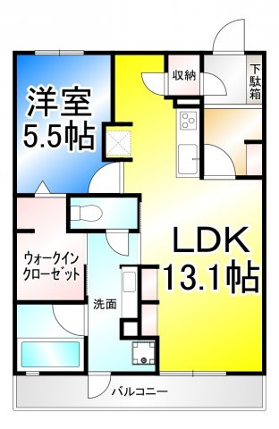 グレイスフル吉田の間取り